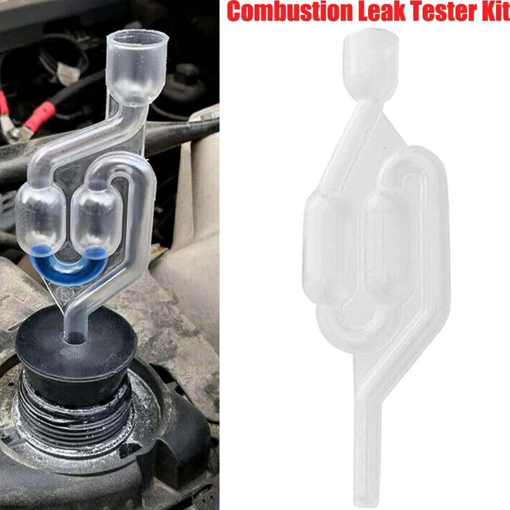 Combustion Leak Tester Tool Combustion Leak Detector Tool Leak Tester Tool Plastic Covered One-way Valve Check Valve Exhaust Val