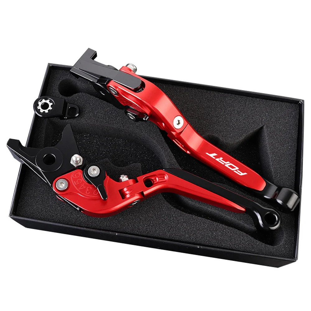 Brake lever with parking For QJMOTOR FORT350 brake horn with parking anti drop brake QJ350 handle foldable telescopic handle