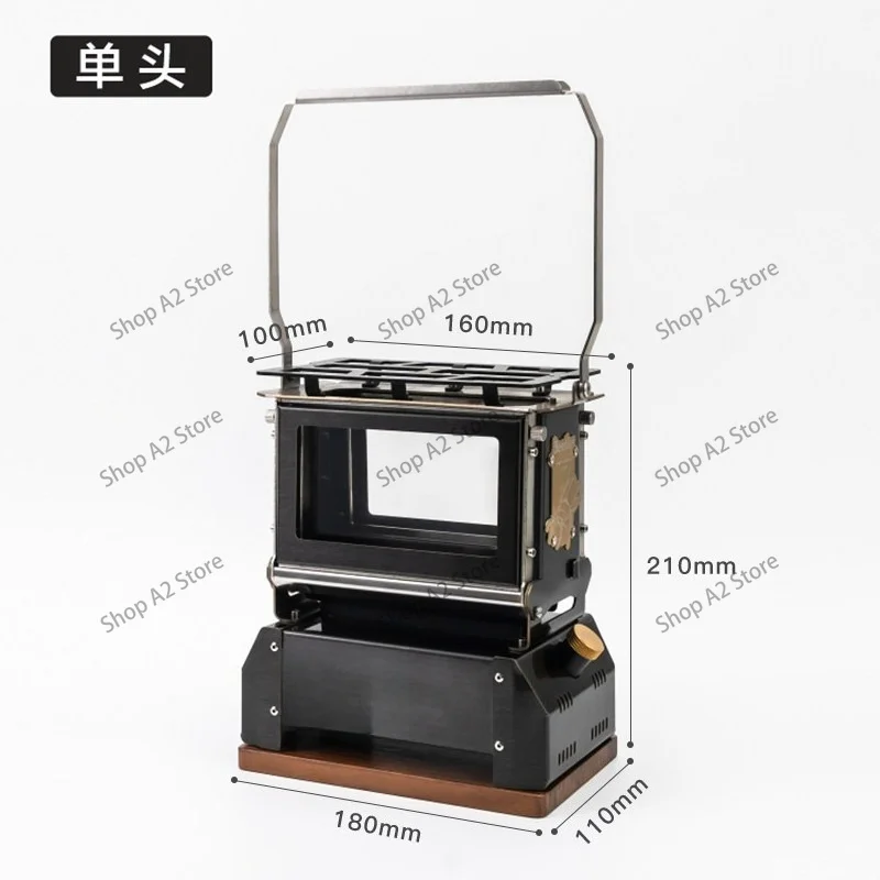 tro Mini Camping Stove, Desktop Flame View Heater, Portable BBQ Lamp, Fuel Not Included
