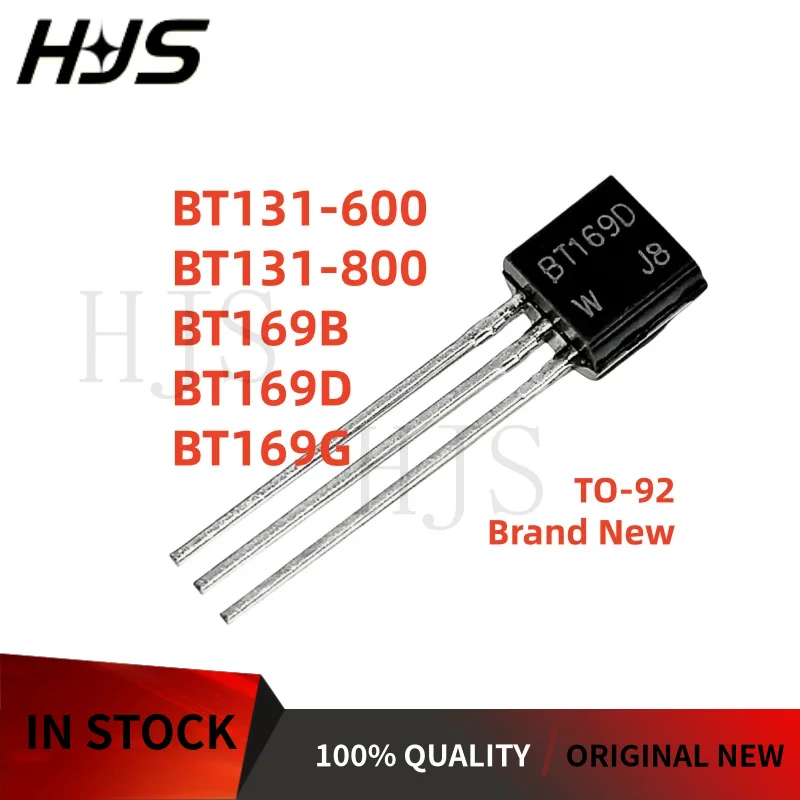 50Pieces BT169D BT131-800 BT169G BT131-600 BT169B BT169 BT131 TO-92 Triode thyristor Brand New