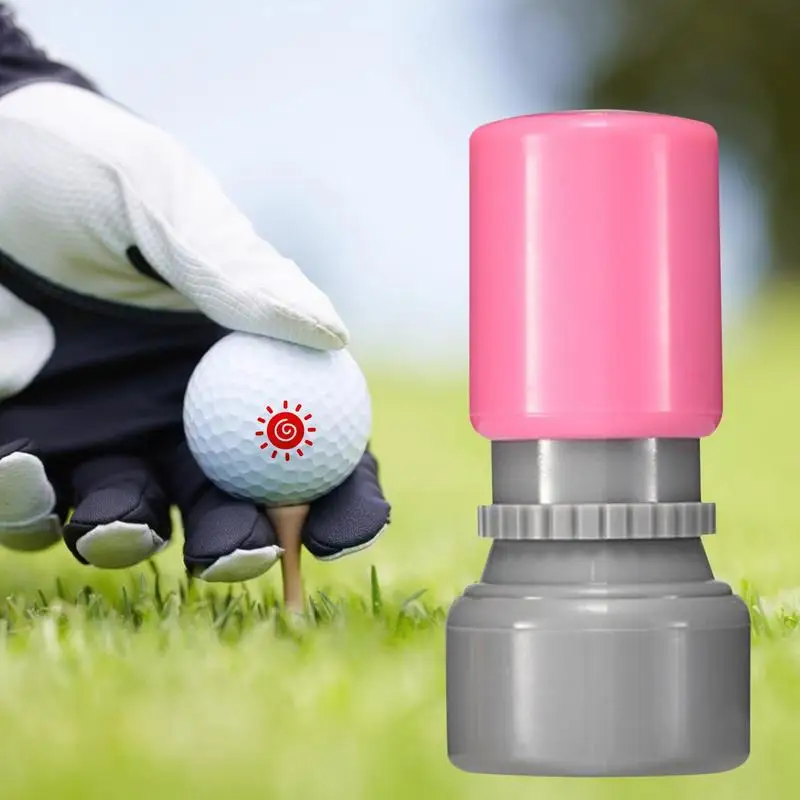 New Golf Ball Stamper Stamp Marker Impression Seal Quick-dry Plastic Multicolors Golf adis Accessories Symbol For Golfer Gift