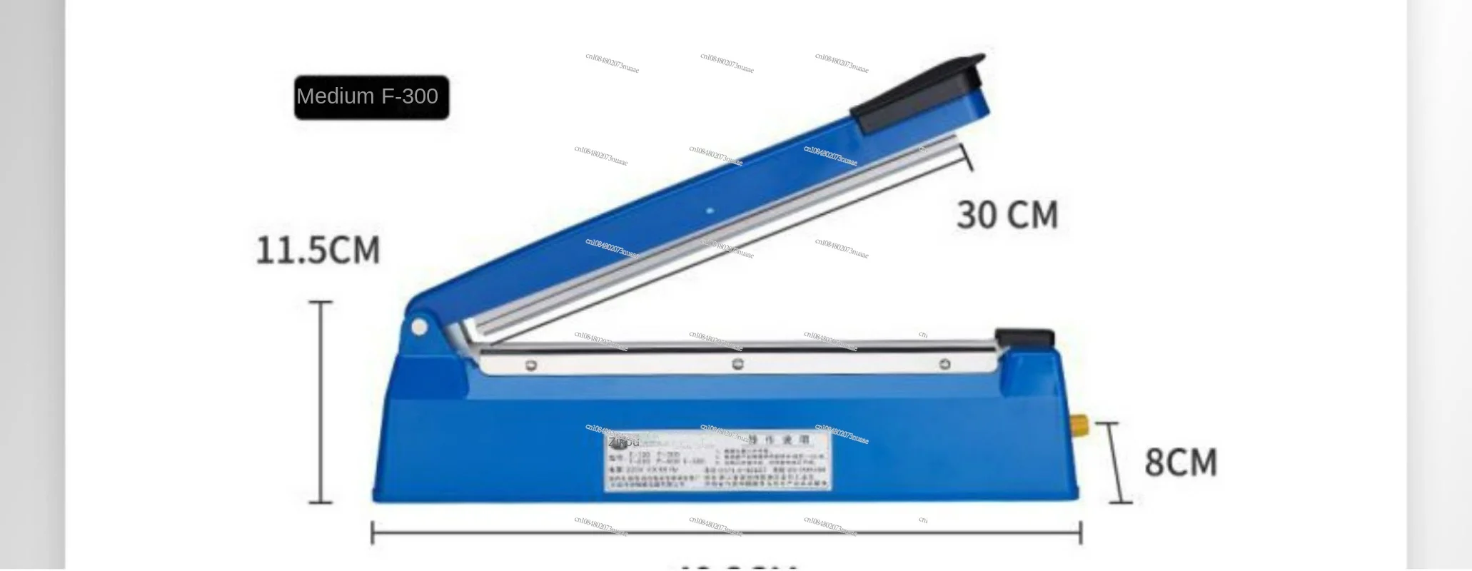 heat shrinkage sealing and cutting machine: suitable for PVC and POF film, 30cm width hand-pressed plastic sealing solution