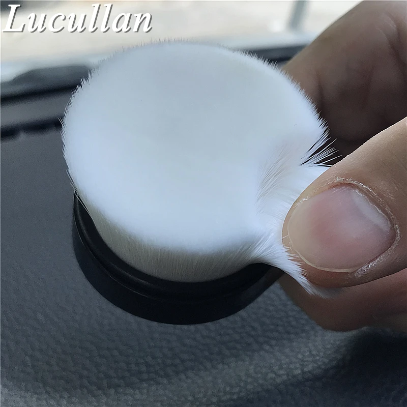 Lucullan Ergonomic Super Soft Hair Nano brush Interior Leather Panel LCD Cleaning Dusting Brush