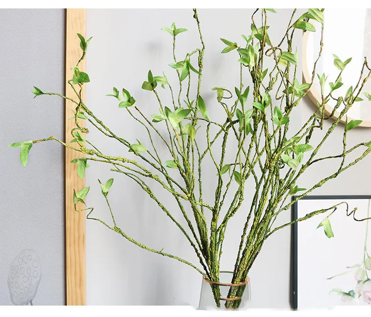 Neue künstliche Rattan-Rebe, simulierte grüne Pflanzen, langer Zweig für Zuhause, Wohnzimmer, Dekoration, Weihnachtsfeier, Hängedekoration – Detail 9