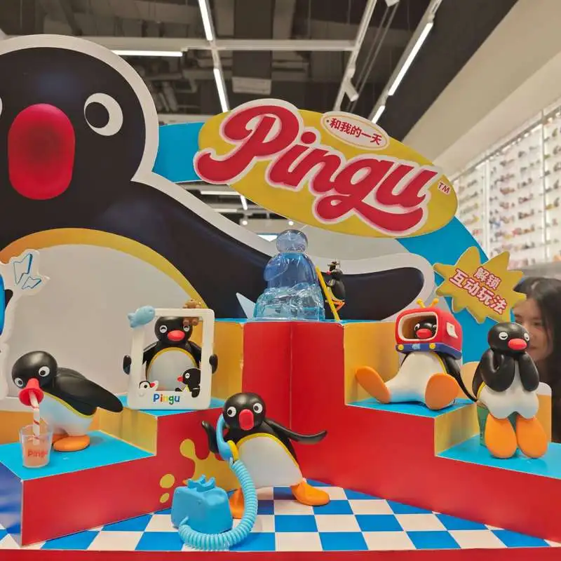 Genuine Pingu With Me Series Blind Box Penguin Mystery Box Action Figure Toy Model Collectible Doll Kid Birthday Xmas Gift - view 3