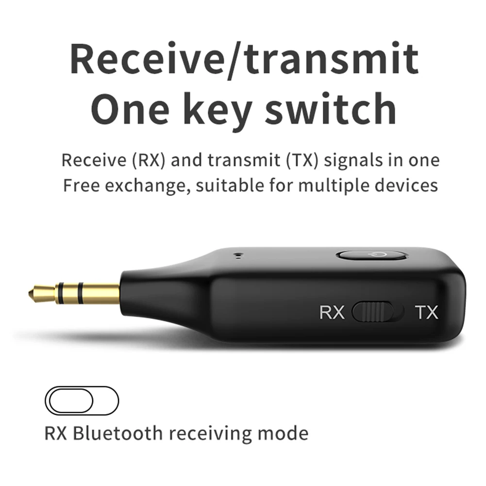 3 in 1 Computer Tv Adapter Bluetooth-compatible Wireless Launcher Beautifully Styled Audio Adapter for Home Consumer Elecronics