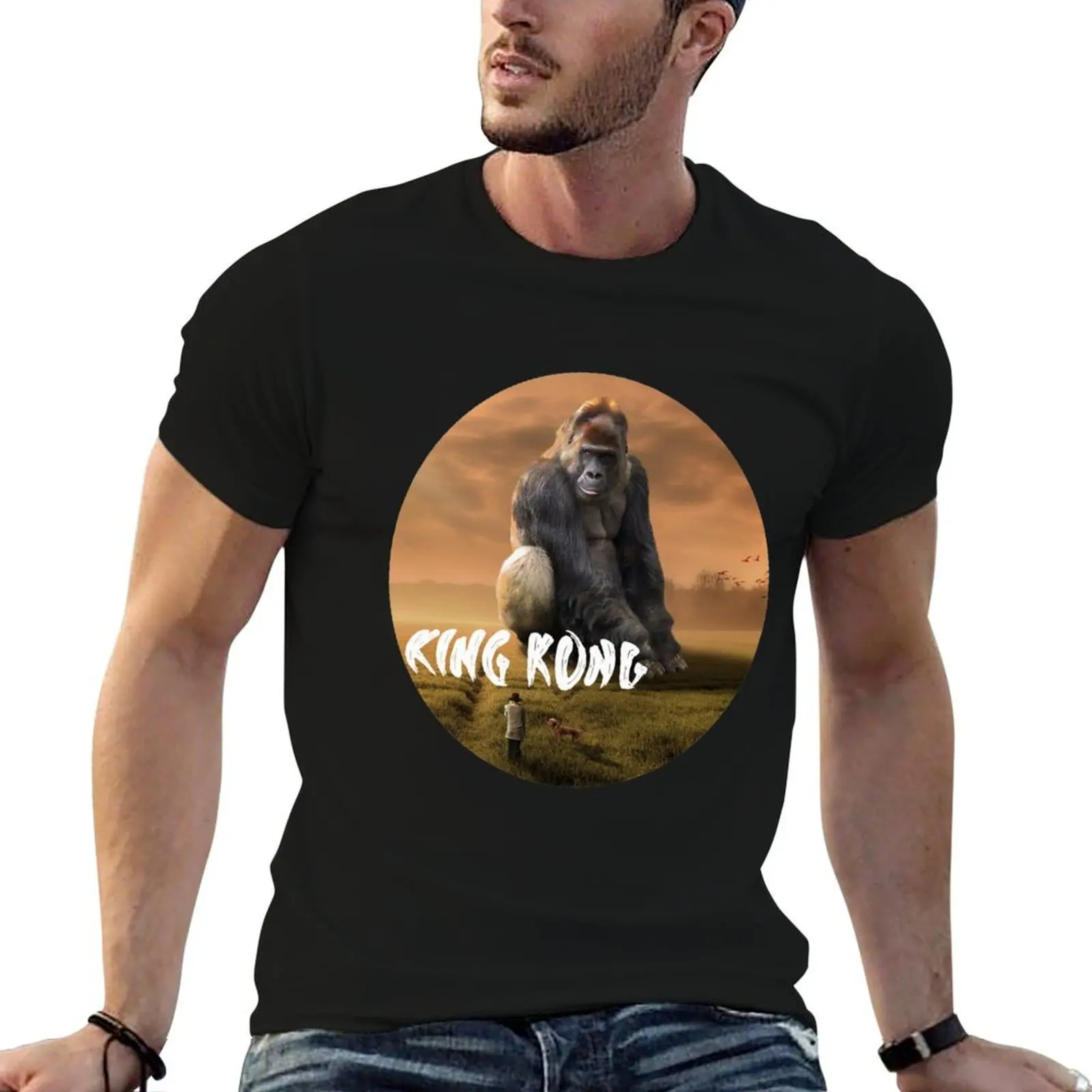 King Kong - king kong movies T-Shirt graphic t shirts for man man t shirt heavy cotton t shirt for man T-shirt