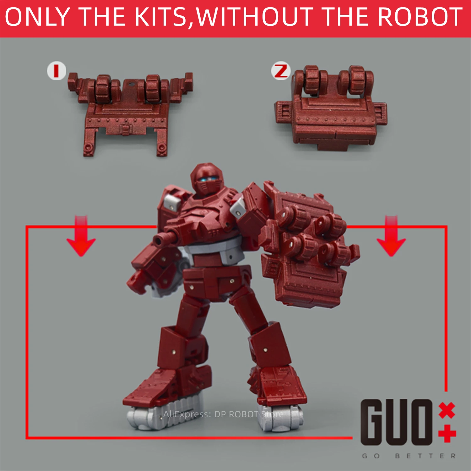 Kit de actualización de escudo GO BETTER para accesorios NA H70 Oddball Warpath