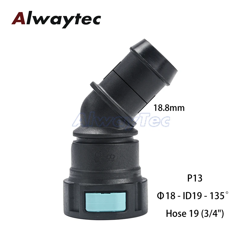 Auto kraftstoff kunststoff quick connect fitting 18,9mm Große durchmesser schlauch adapter weiblichen schnell anschluss – Detail 7