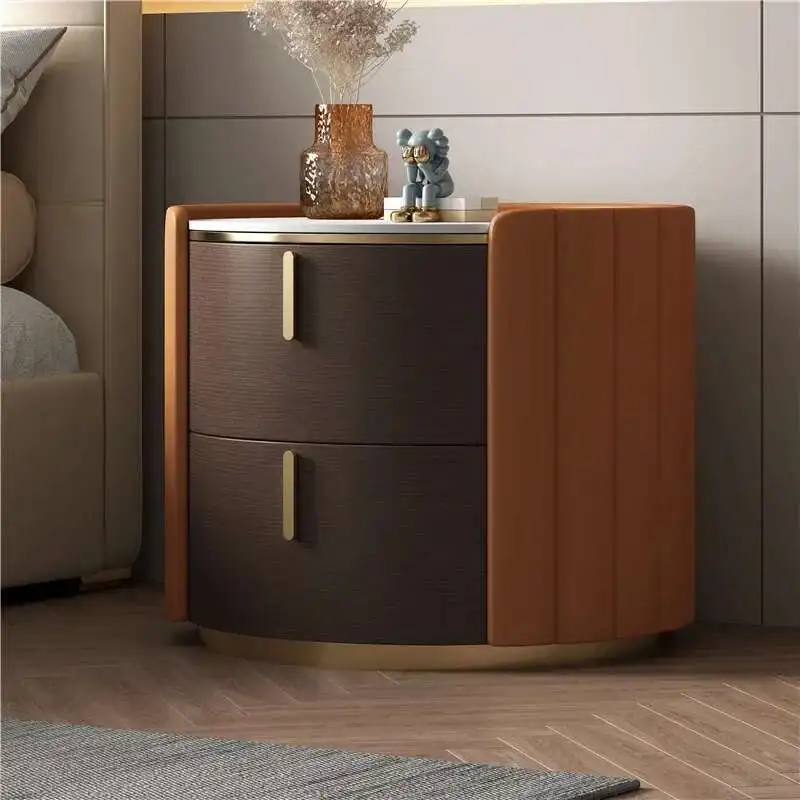 خزانة تخزين، درج سرير، طاولة بجانب السرير، مصممة من الخشب، خزائن غرفة النوم الضيقة، أثاث غرفة النوم الجانبية Nachtkastje #4