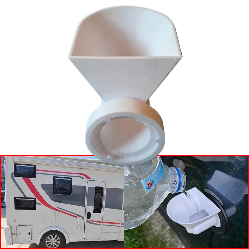 1Pc RV Water Inlet Water Injection Funnel for Camper Van Motorhome Caravan Parts Accessories Water Inlet Water Injection Funnel