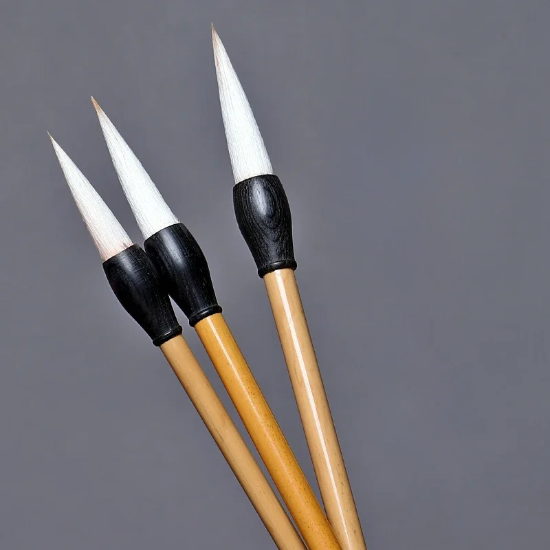 Wezel Wollen Penselen Chinese Painting Tekening Penseel Grote Reguliere Script Officiële Script Met Cursieve Kalligrafie Penseel