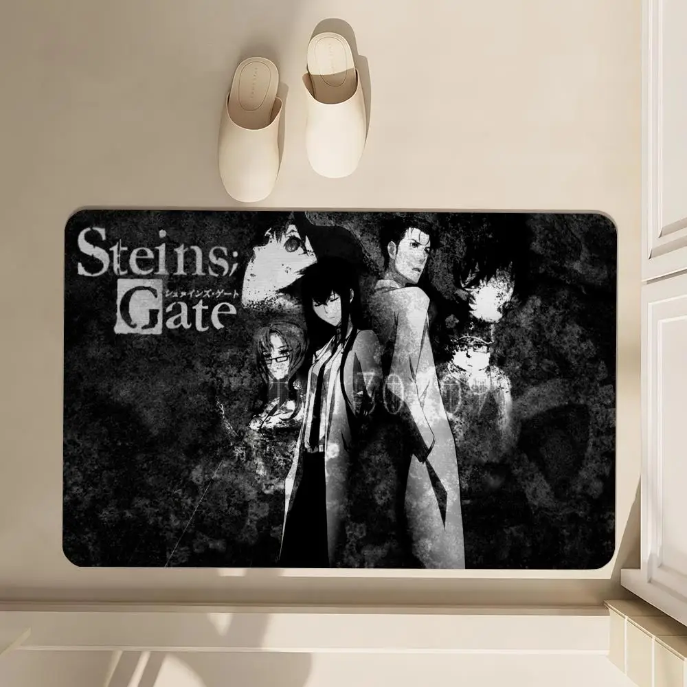 

Steins Gates Floor Mat Soft Diatom Bathroom Absorbent Floor Mat, Toilet Of The Bathroom, Household Floor Mat, Door Mat Carpet