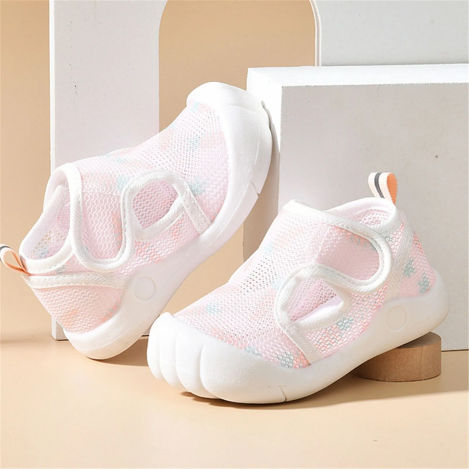 

Size 3 Sandals Summer Infant Toddler Girls Boys Shoes Sandals Flat Bottom Non Slio Half Open Toe Slip Breathable Infant Products