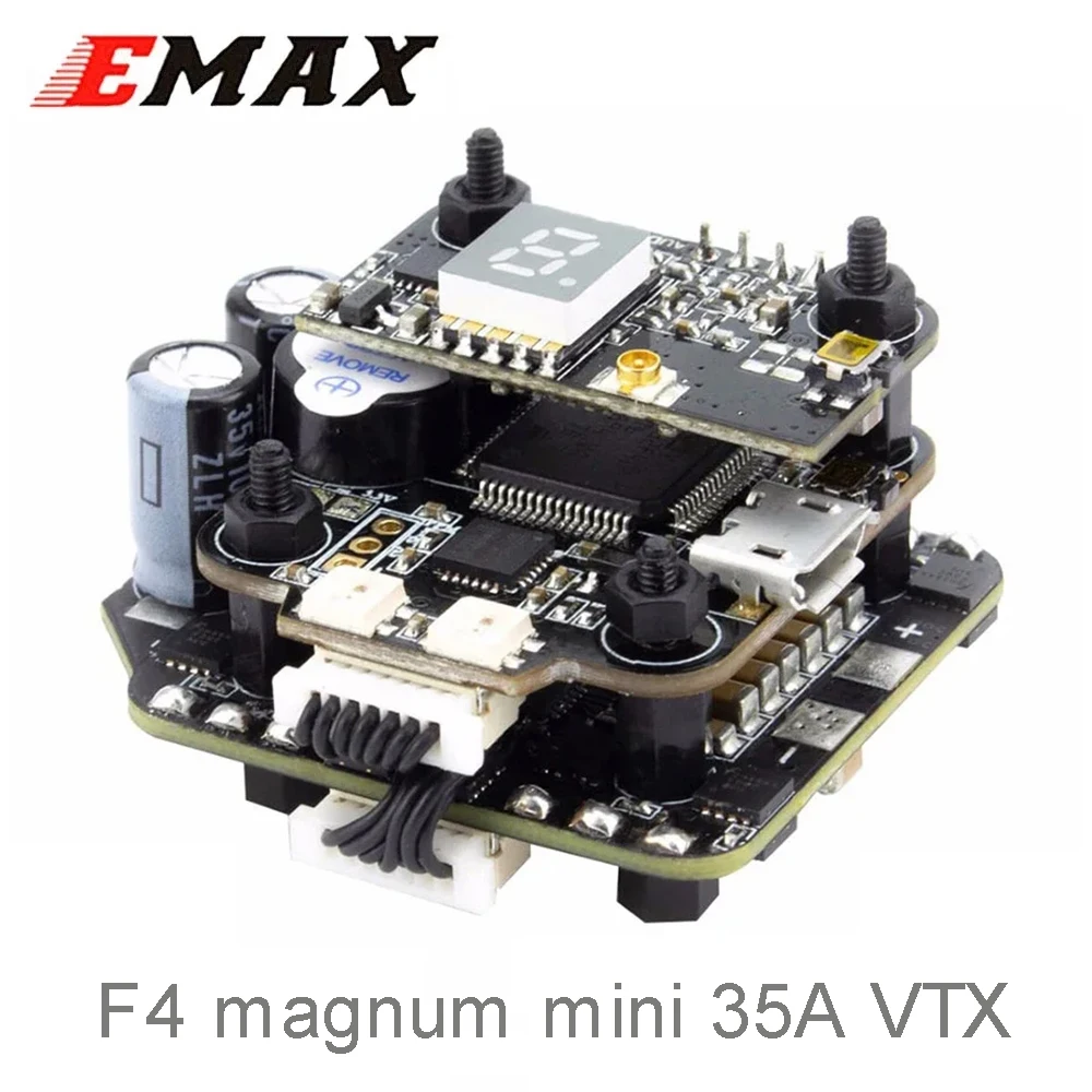 EMAX Magnum 2 F4 Mini kontroler lotu OSD MPU6000 W/ BLHeli_32 4 in1 35A ESC 25mW / 200mW VTX Fly Tower 2-6S dla dron zdalnie sterowany FPV