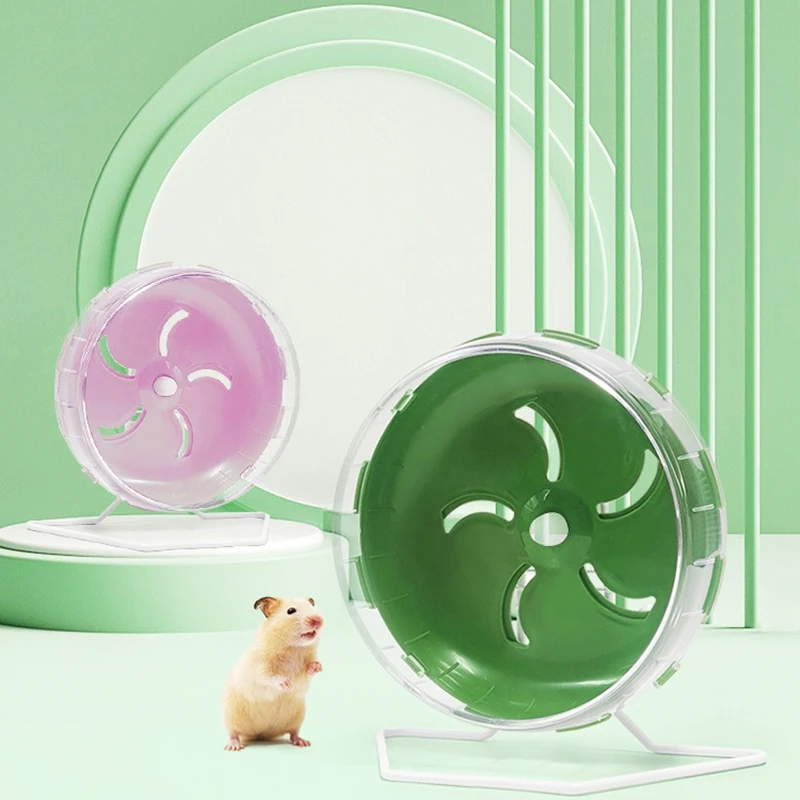 21.5cm Hamster Pet Jogging Wheel Sports Running Ball Hamster Accessories Toys, Small Animals Rat Exercise Wheel Chinchilla Wheel