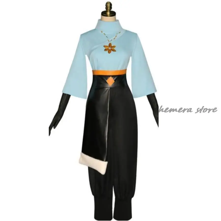 Anime Game Sky：Children Of The Light Cosplay Costume Light Awaits Saint Island Outfits Full Set Colour Printing Cloak Cappa