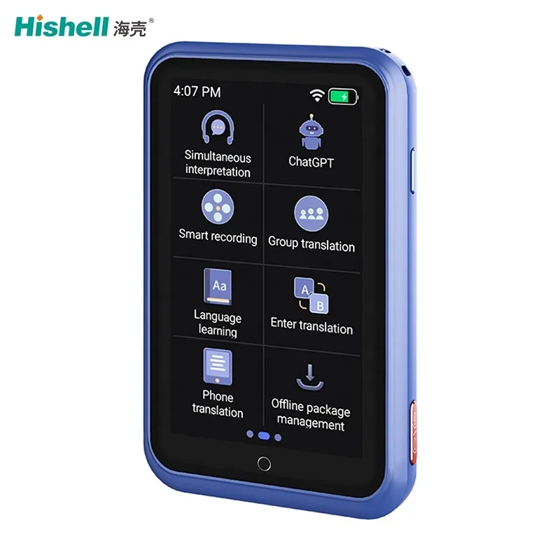 Latest Portable 138-Language Smart Translator Real-Time Two-Way Offline Speech Translation