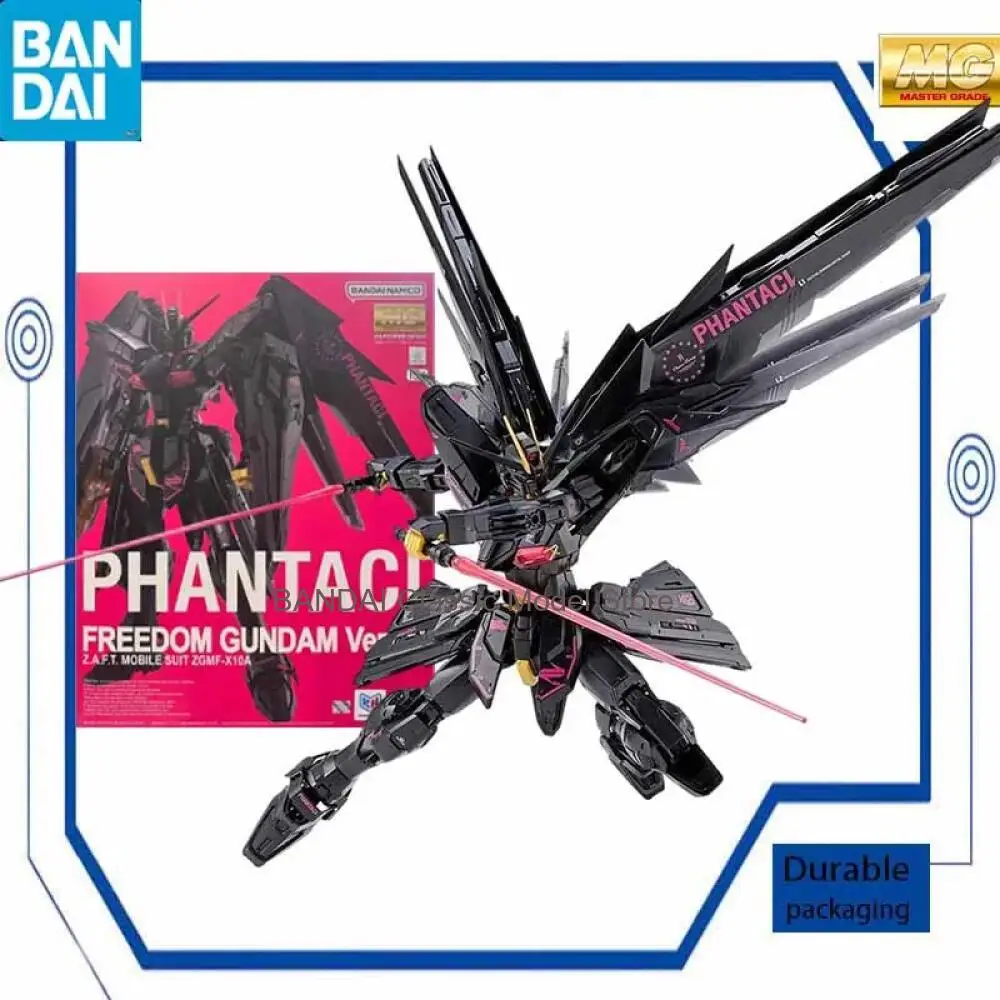 Original Bandai MG 1/100 Freedom Gundam Ver.J PHANTACI Limited Edition Anime Model Kit Gift Collectibles Ship with foam box