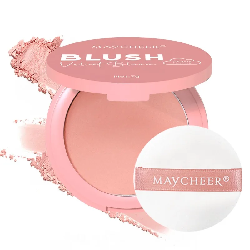 7g Soft Focus Fog Setting Powder Makeup Oil Control Powder Blusher Langdurige waterdichte poeder Gezichtsmake-up met spiegel