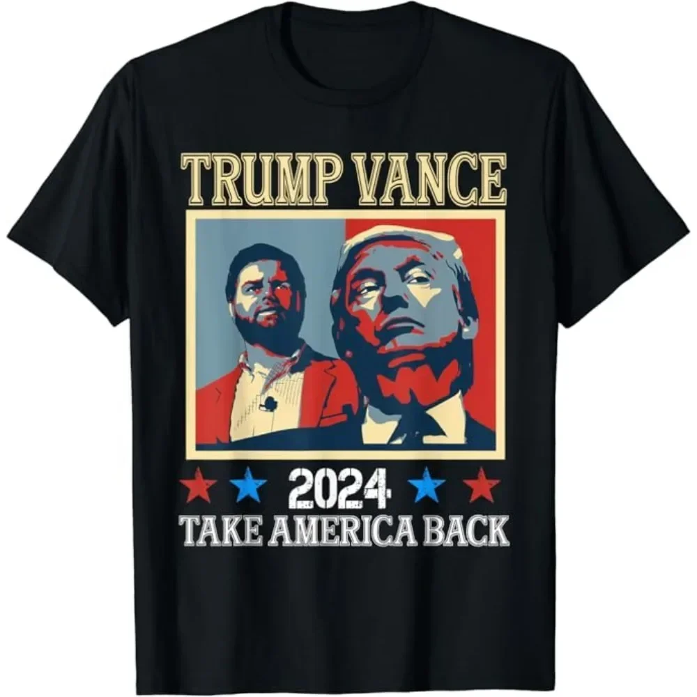 Trump Vance 2024 Donald Trump J.D. Vance Take America Back T-Shirt