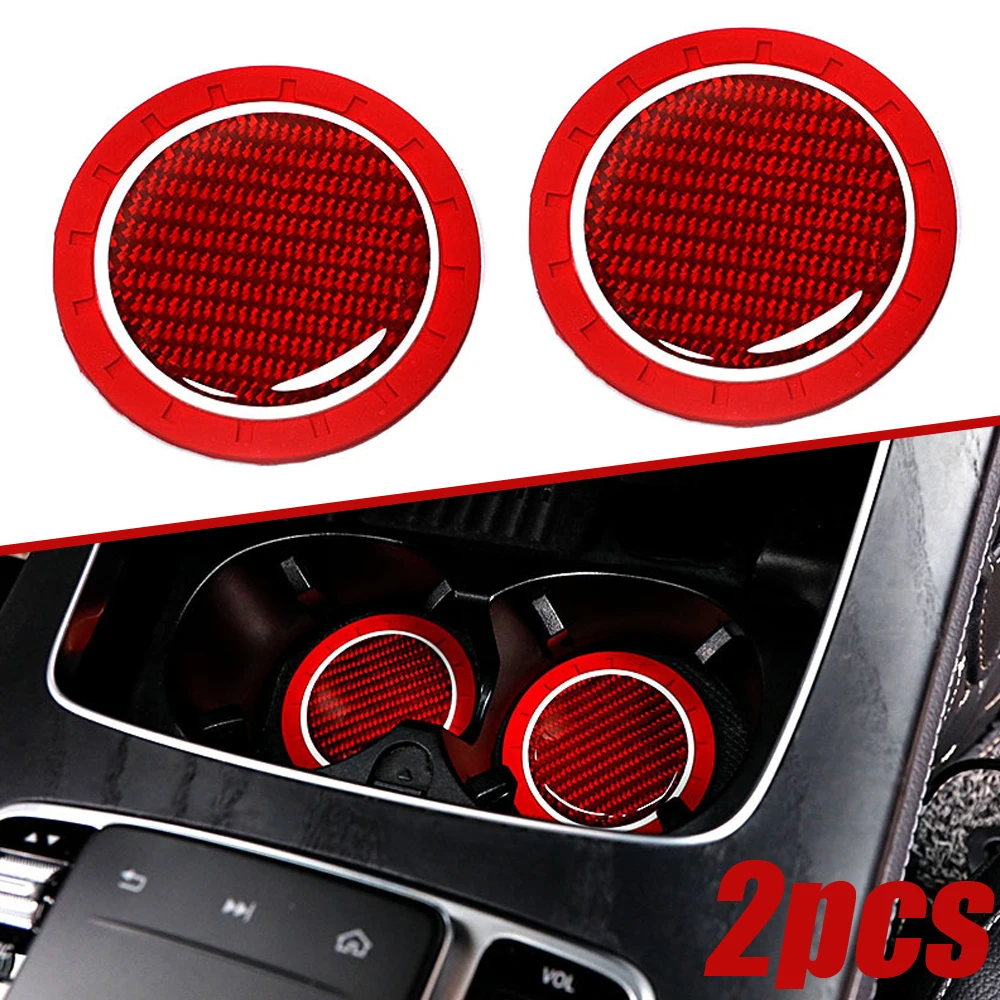 

2 шт. универсальный автомобильный водонепроницаемый коврик для чашки с водой, автомобильный подлокотник, коробка для чашки, автомобильный противоскользящий декоративный коврик, авто аксессуары для интерьера