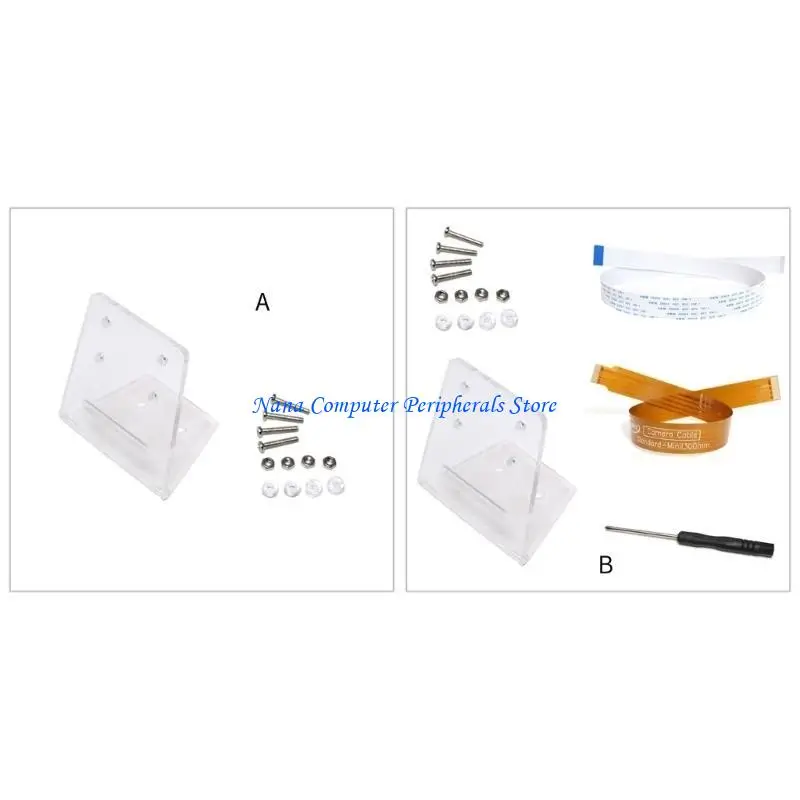 F68C Acrylic Housing Stand for Pi Camera Module 3 Board Easy Installation