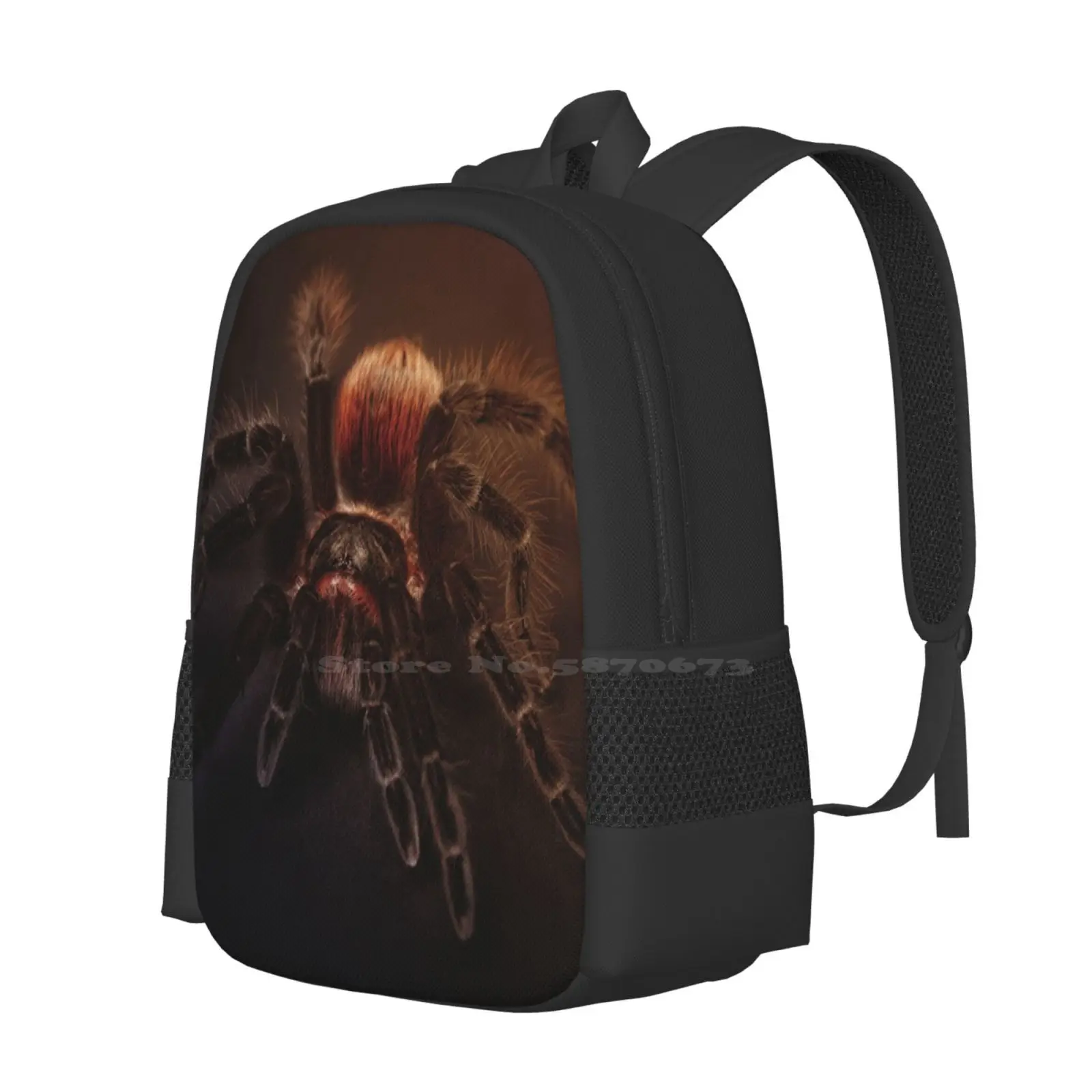 Tarantula Hot Sale Schoolbag Backpack Fashion Bags Tarantula Arachnid Halloween Insects Arachne Arachnophobia Spiders Horror