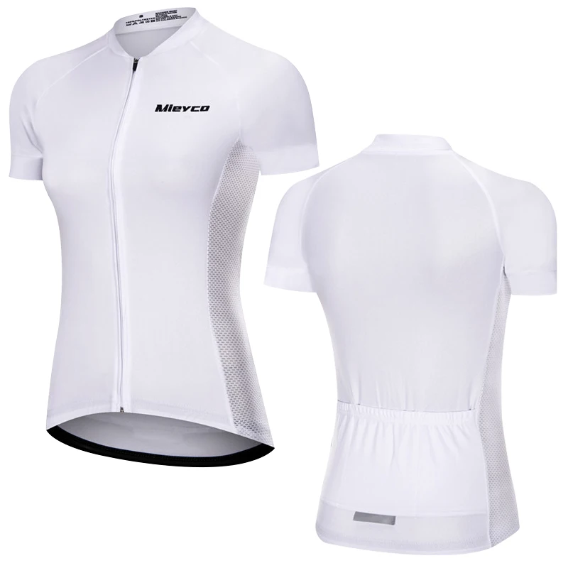 Damen-Radtrikot mit kurzen Ärmeln, reflektierend, schnelltrocknend, atmungsaktiv, MTB-Rennradshirt, Sommer-Maillot Ciclismo – Detail 2