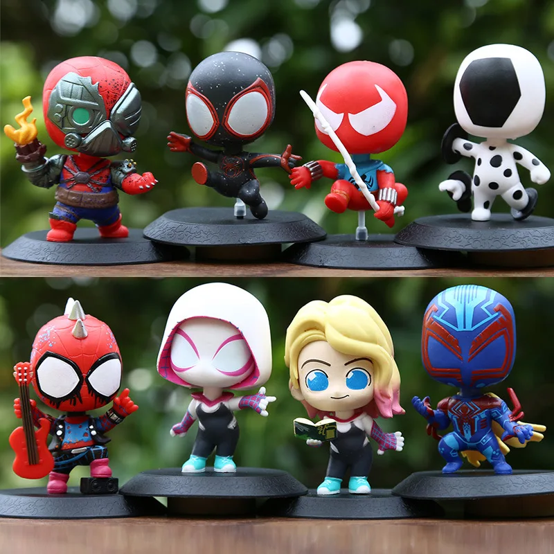 

Marvel's Spider-Man Gwen personality handsome office model creative tabletop cake decoration ornament toy children's gifts