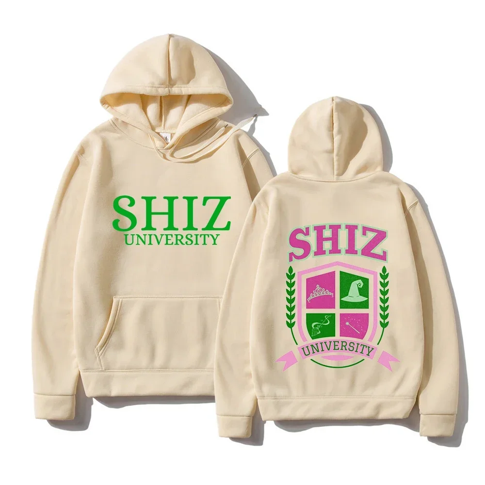 Shiz جامعة الخريجين الشريرة فيلم هوديي النساء/الرجال Harajuku الجمالية الهيب هوب هوديس للجنسين 2025 جديد الخريف بلوفر شتوي