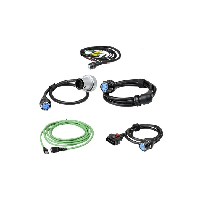 connect c4 main unit five cables OBD 16 pin lan 14 pin 38 pin used for c4 c5 multiplexer