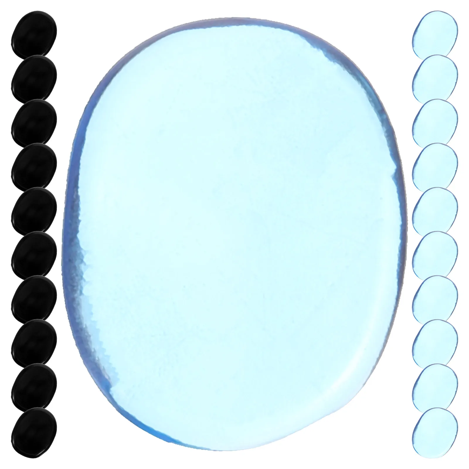 

24 Pcs Dampener Mute Pad Drum Practice Kit Cushion Silica Gel Pads for Drummers