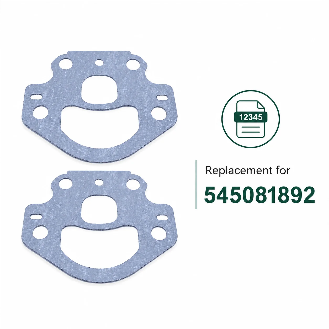 2Pcs Carburetor Gasket Kit for Husqvarna 235 240 235E 240E Chainsaw Parts, Replaces 545081892, Replacement Parts, Garden Tools
