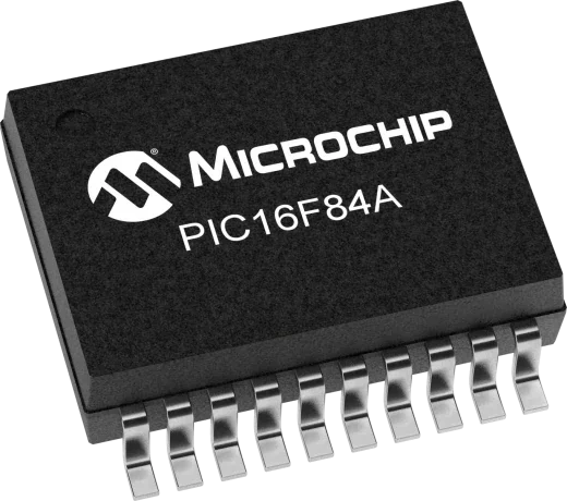 Pic16F84A-04I/Ss 8-Bit Microcontrollers - Mcu 1.75Kb 68 Ram 13 I/O 4Mhz Indtemp Ssop20