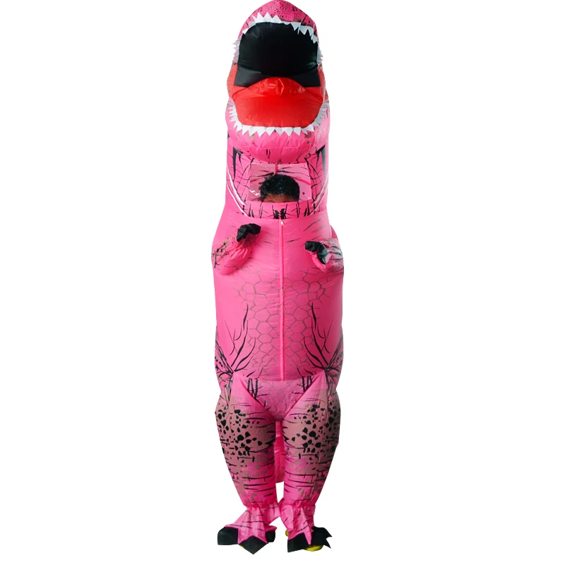 2023 T-Rex Dinosaur Inflatable Costume Purim Halloween Party Cosplay Fancy Suits Mascot Cartoon Anime  for Adult Kids
