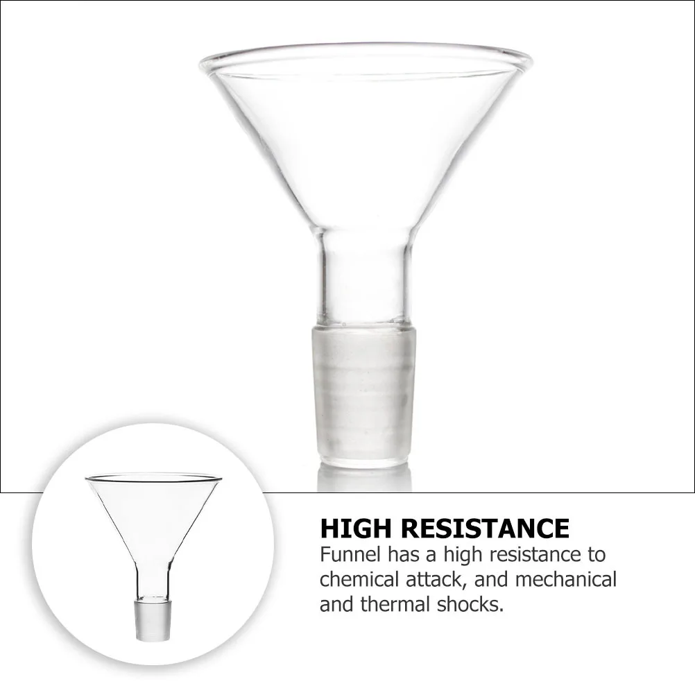 

1Pcs Glass Filling Funnel Triangle Shape for Chemical Experiments Analytical Chemistry Durable Hand Washable