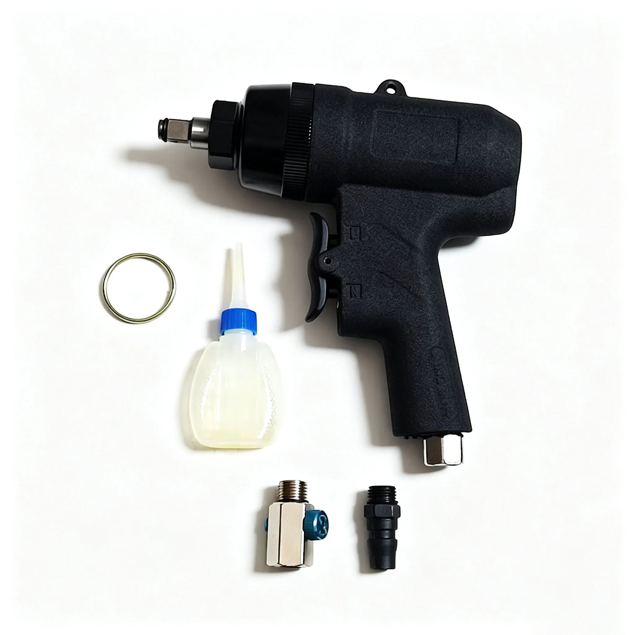 Aluminum 3/8 Pneumatic Wrench Air For impact Tool for Automotive Repair and Assembly Tasks 280 Newton Meter Torque