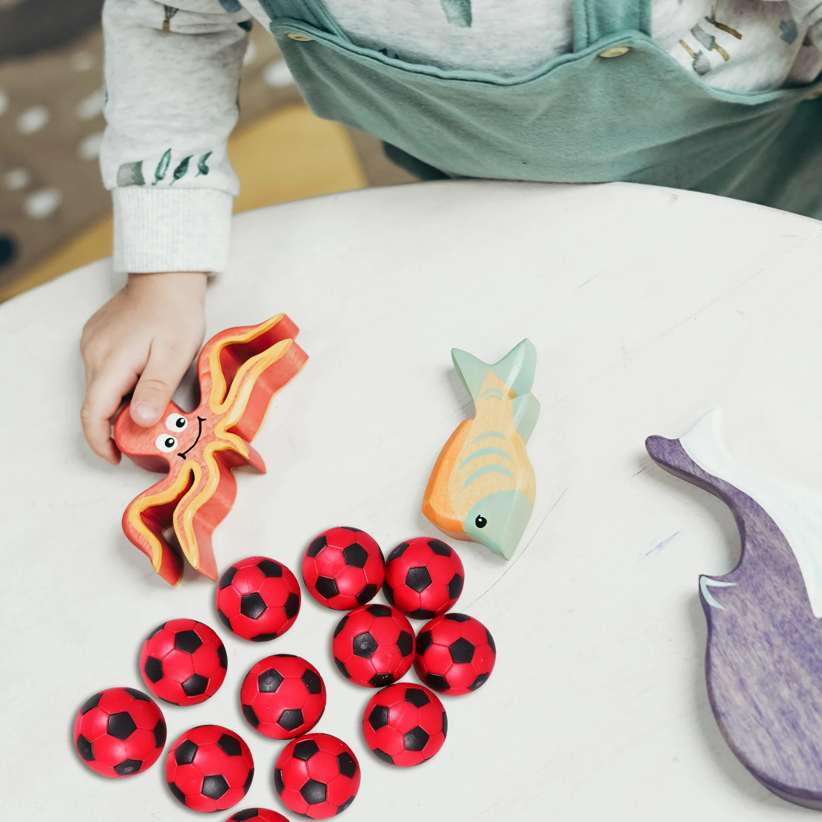 

12Pcs Foosball Table Balls 36Mm Replacement Parts for Tabletop Soccer Games Enhanced Performance Ideal for Kids Family Fun Party