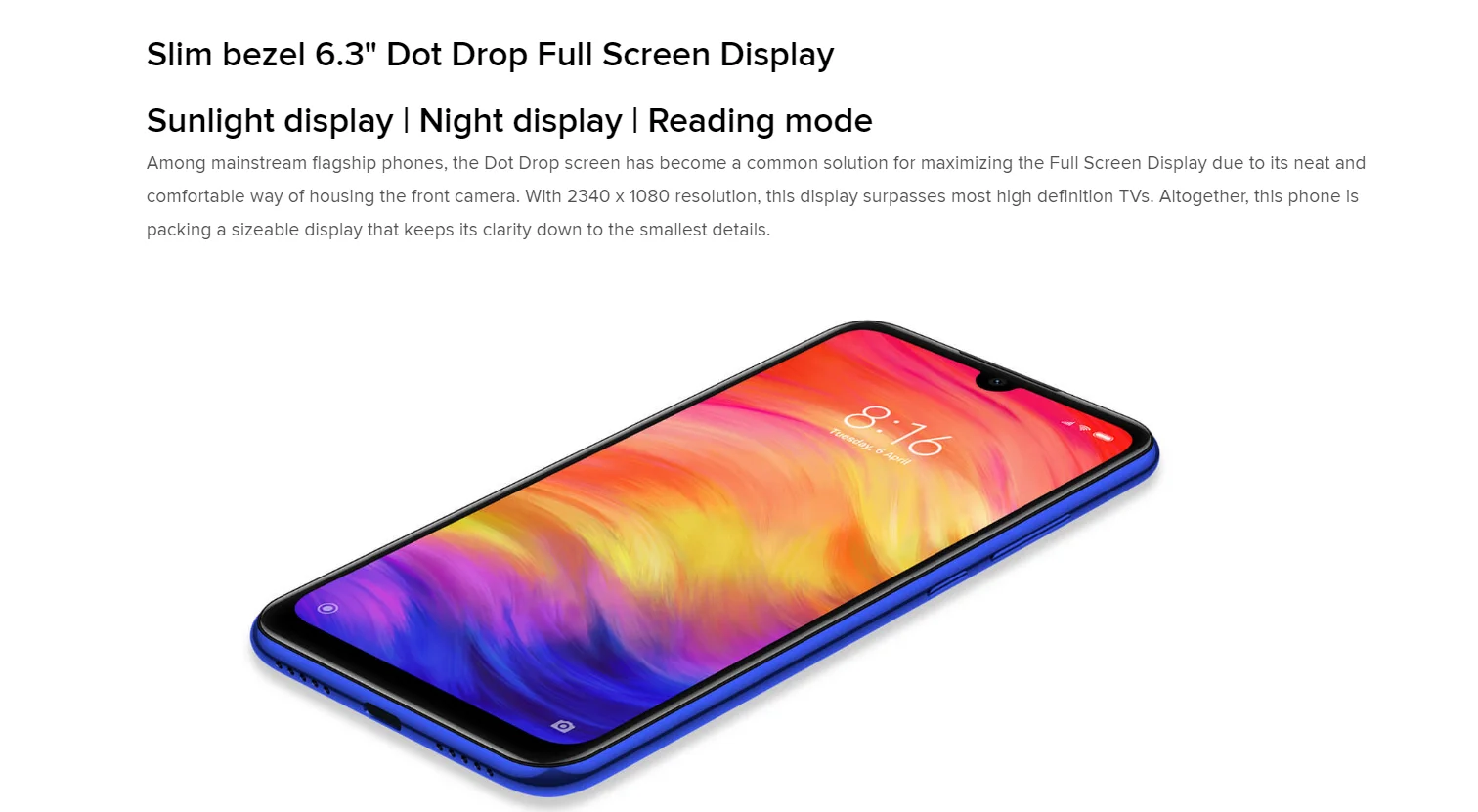 Original Xiaomi Redmi Note 7 / 7 PRO Smartphone 4G/6G 64G/128G Snapdragon 660AIE Android Mobile Phone 48.0MP+5.0MP Rear Camera