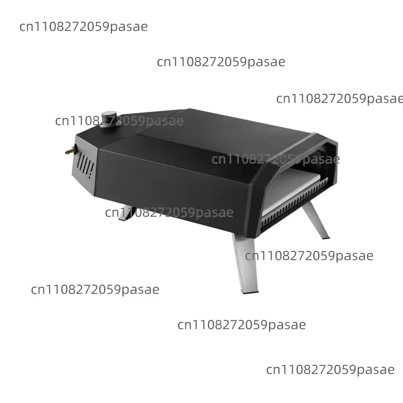 12-Inch Portable Gas Pizza Oven 4.1kw Stainless Steel Burner Foldable Leg Pizza Stone