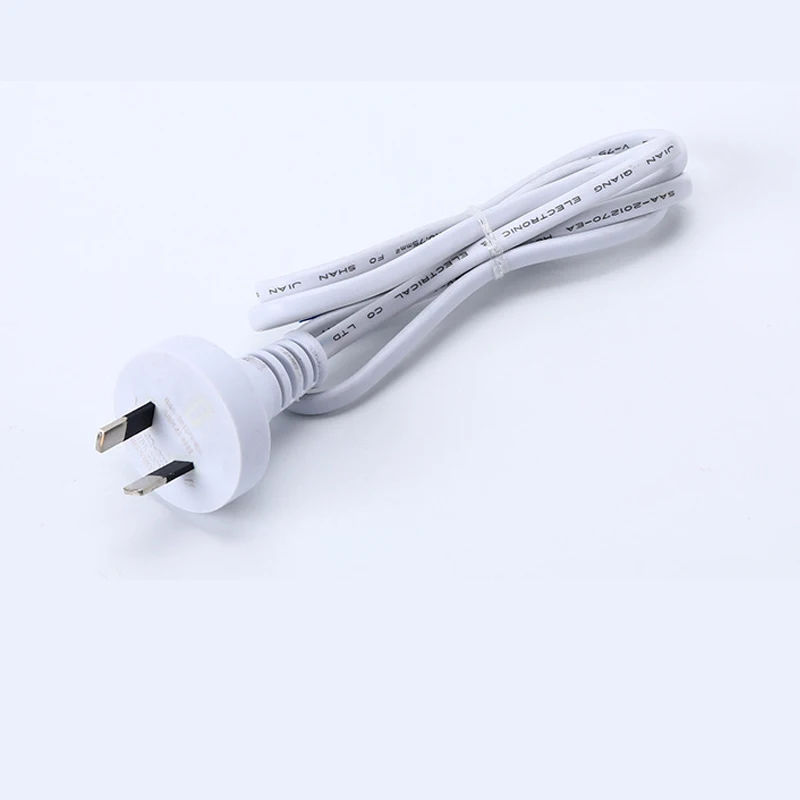 10 Stks/partij 1.8M Verlichtingsaccessoire Eu Stekker Schakelkabel Voor T5 Led Buis T8 Power Oplaaddraad Aan/Uit Connector