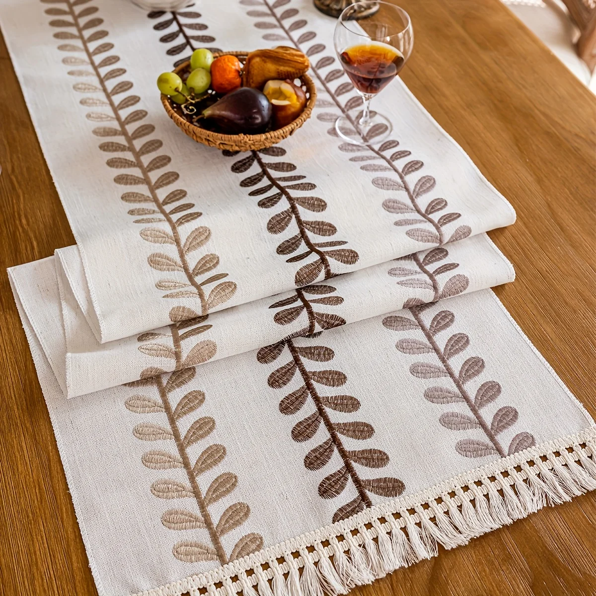 VIKAMA Amerykański bieżnik na – Linen Table Runner recenzja i cena