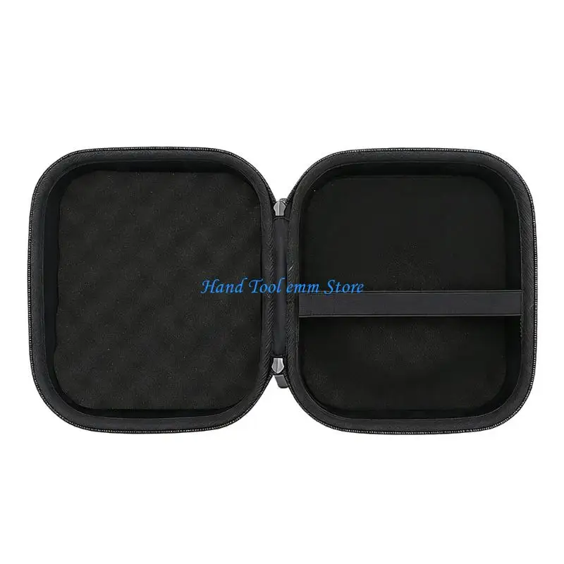 

H37F Portable EVA Headphone Storage Case Box With Soft Lining Detail Design for H100 Travel Protections Black