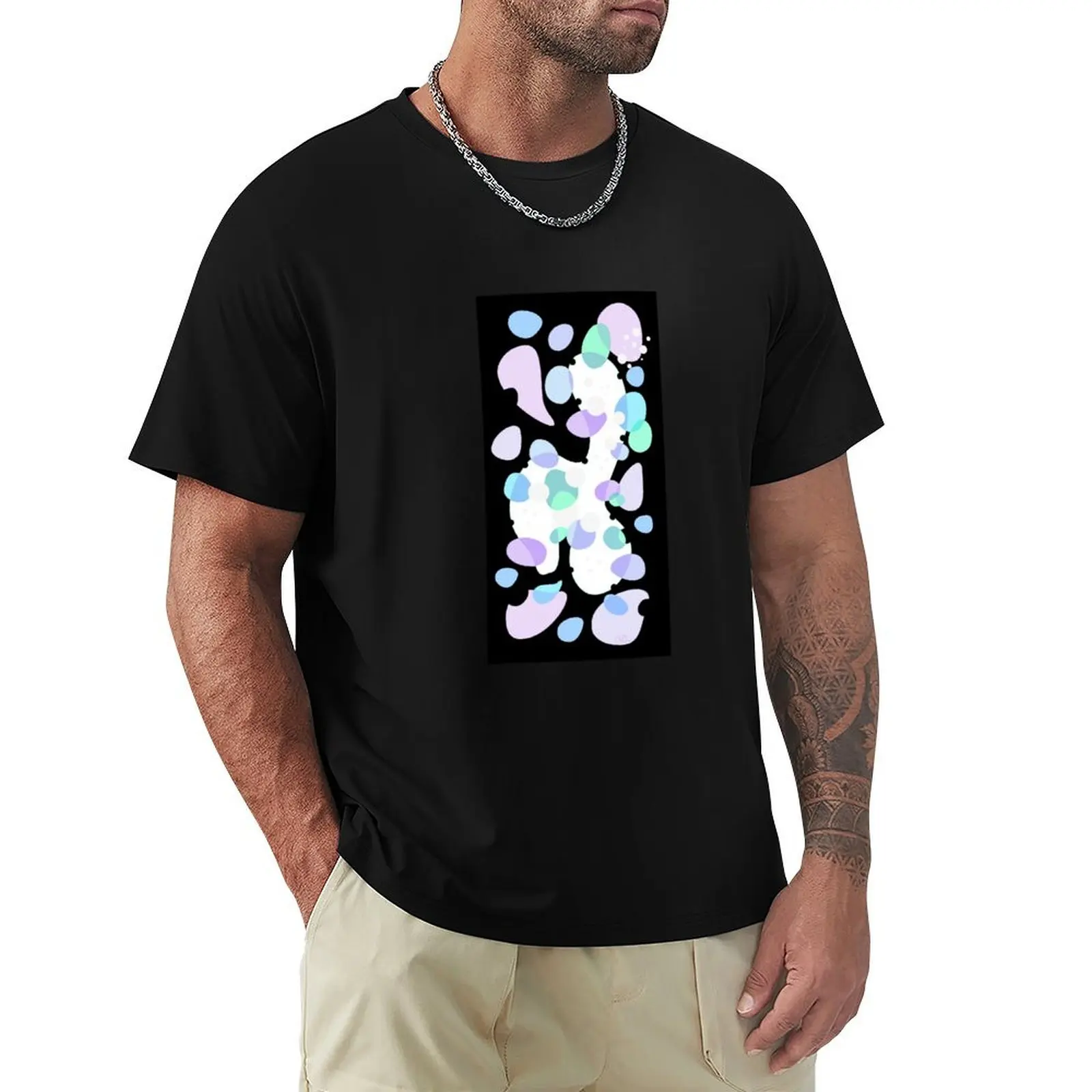 Space Llama T-Shirt Basic Solid Color Short Sleeve T-Shirt