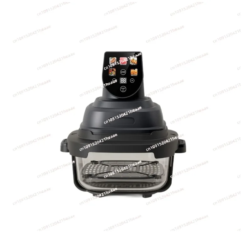 Suitable for Color screen intelligent air fryer, glass visual french fry, mechanical and electrical oven, 110V