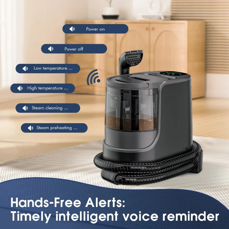 رائجة البيع المحمولة المحمولة آلة التنظيف درجة حرارة عالية الرطب والجاف البخار أريكة السجاد بقعة مكنسة كهربائية