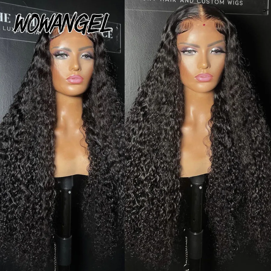 7x7 6x6 5x5 Glueless HD Lace Closure Perücke, Wasserwellen-Perücke, hautnahe, vorgezupfte, lockige Echthaar-Perücken, sofort tragbare Perücken für Frauen – Detail 10