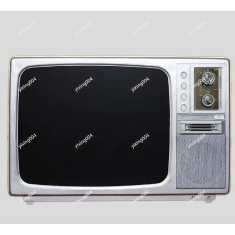 

70s 80s Retro TV Style , U Drive Play Black White Colour Display