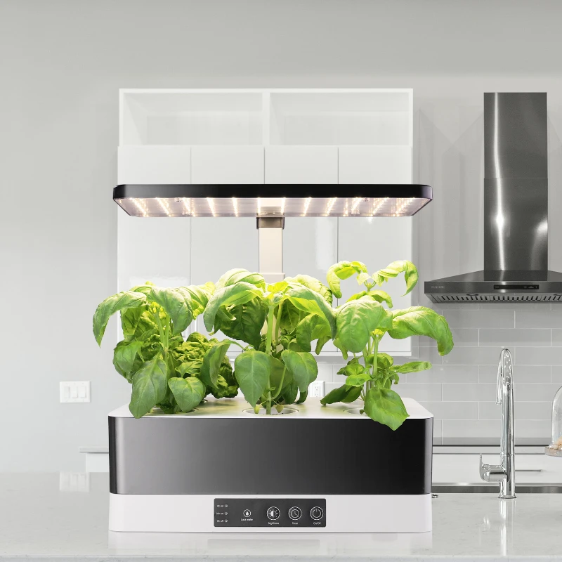 hydroponic small garden smart automatic plant watering system flowers succulent vegetable grow lights